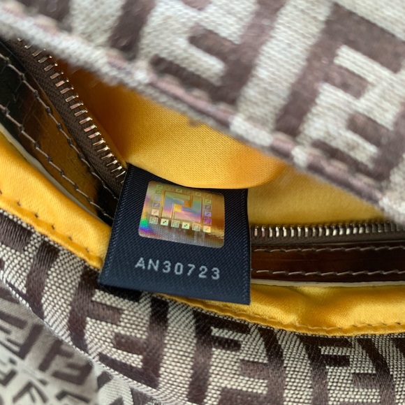 Vintage Fendi Zucca Mama Baguette Shoulder Bag - Picture 11 of 11